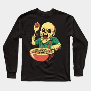 Cereal Bowl Monster Cereal I Love Cereal Vintage Cereal Box Long Sleeve T-Shirt